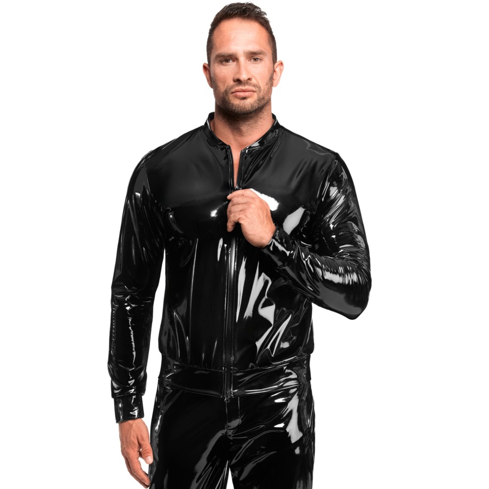 Noir Handmade - Voltage pvc Jacket - Zwart